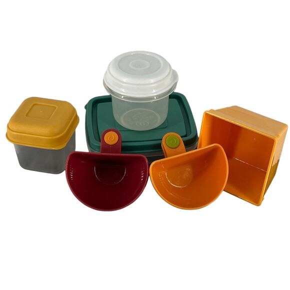 Small Snack Container & Dip Clip Bundle – Colorful, Versatile Storage Set - Picture 2 of 15